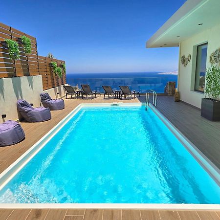 Villa Balcony, Cozy Villa With Amazing View Rodhiá Exteriör bild